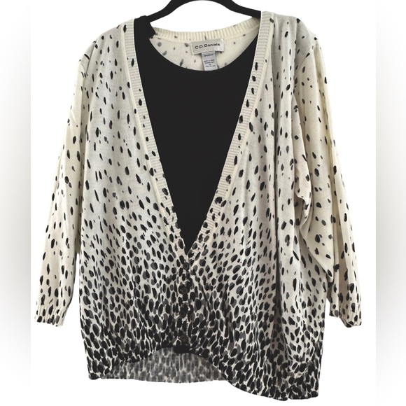 cd daniels Tops - CD Daniels Light Sweater Top size 1x